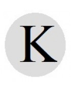 Бусины с буквами серебристые круглые K